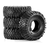 XAQRYQO Parti per Auto RC per Axial per SCX10 per Capra per Traxxas per TRX4 D90 1/10 RC Crawler Auto 4PCS 115 Millimetri 1.9 "Gomma Morbida del Pneumatico della Ruota