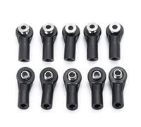 XAQRYQO Parti per Auto RC per Axial per SCX10 per Wraith 1/10 RC per Parti Auto Modello 10 Pezzi di Asta Collegamento dello Sterzo in Plastica con Testa A Sfera M3 estremità del Giunto