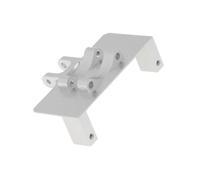 XAQRYQO Parti per Auto RC per Axial per SCX24 AXI90081 AXI00002 1/24 RC Crawler Auto Aggiornamento Parte Metallo Servo Staffa di Montaggio per ES08MA Pezzi Ricambio(Silver)