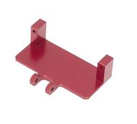 XAQRYQO Parti per Auto RC per Axial per SCX24 AXI90081 AXI00002 1/24 RC Crawler Auto Aggiornamento Parte Metallo Servo Staffa di Montaggio per ES08MA Pezzi Ricambio(Red)