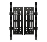 XAQRYQO Parti per Auto RC per Axial SCX10 1/10 RC Crawler Parti di Aggiornamento 2 Pezzi in Lega Alluminio per Rock Sliders Pedale Regolabile Pedana Laterale