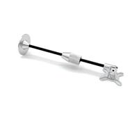 XAQRYQO Parti per Auto RC per FPV QAV250 Quadcopter RC Parts Metal Apm Naza Pixhawk 6M 7M M8N F450 S500 GPS Supporto Pieghevole Base(Silver)