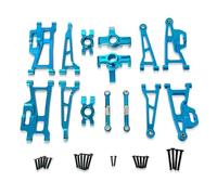 XAQRYQO Parti per Auto RC per MJX per Hyper Go 14209 14210 H14BM 1/14 rc Car Upgrade Parti di Controllo Remoto Aggiornamento in Metallo Vulnerabili Set Accessori(Blue)