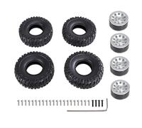 XAQRYQO Parti per Auto RC per MN 1/12 per MN82 LC79 per MN78 D90 D91 D96 99S 99SV2 per WPL 1/16 C14 C24 C34 C44 B14 B16 B36 rc Car Clip per Tipo Pneumatico Morbido Parti della Pelle(Silver)