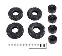 XAQRYQO Parti per Auto RC per MN 1/12 per MN82 LC79 per MN78 D90 D91 D96 99S 99SV2 per WPL 1/16 C14 C24 C34 C44 B14 B16 B36 rc Car Clip per Tipo Pneumatico Morbido Parti della Pelle(Black)