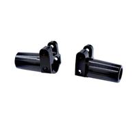 XAQRYQO Parti per Auto RC per MN MN86K MN86KS MN86 MN86S 1/12 rc Car Upgrade Ricambi Metallo Anteriore Posteriore Assale Alloggiamento Ponte Guscio Copertura RC Accessori(Black Rear Base C)