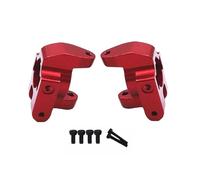 XAQRYQO Parti per Auto RC per MN MN86K MN86KS MN86 MN86S 1/12 rc Car Upgrade Ricambi Metallo Anteriore Posteriore Assale Alloggiamento Ponte Guscio Copertura RC Accessori(Red Front Base C)