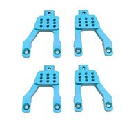 XAQRYQO Parti per Auto RC per MNG500 MN86 MN86S MN86K MN86KS 1/12 RC Crawler Car Upgrade Parts 4 PCS Metallo Anteriore E Posteriore Ammortizzatore Torri Supporto Accessori(Blue)