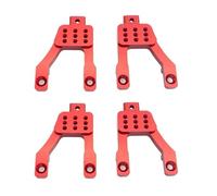 XAQRYQO Parti per Auto RC per MNG500 MN86 MN86S MN86K MN86KS 1/12 RC Crawler Car Upgrade Parts 4 PCS Metallo Anteriore E Posteriore Ammortizzatore Torri Supporto Accessori(Red)