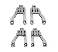 XAQRYQO Parti per Auto RC per MNG500 MN86 MN86S MN86K MN86KS 1/12 RC Crawler Car Upgrade Parts 4 PCS Metallo Anteriore E Posteriore Ammortizzatore Torri Supporto Accessori(Grey)
