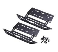 XAQRYQO Parti per Auto RC per SCX10 per II 90046 1/10 RC Crawler per Axial Metal Side Step Pedal Foot-Plate Sliders