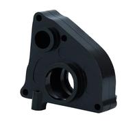 XAQRYQO Parti per Auto RC per SCX24 per Gladiator per Bronco C10 per JLU per Deadbolt 1/24 rc Car Conversione Scatola Cambio Centrale in Metallo Parti di Aggiornamento(Black)