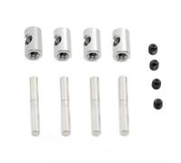 XAQRYQO Parti per Auto RC per Traxxas 1/10 per Summit Truck per RTR RC Auto Indurire Croce di Metallo Spille Albero Motore CVD Spilli Set Vite Sostituire Pezzi Ricambio