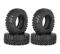 XAQRYQO Parti per Auto RC per Traxxas per TRX4 D90 per Axial per SCX10 II III per Redcat per MST 1/10 RC Crawler Car 4 PZ 90 Mm 1.9 Pneumatici in Gomma Ruote