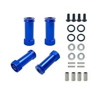 XAQRYQO Parti per Auto RC per Wltoys 12428-ABC 12429 12423-ABC 12423 1/12 rc Car Parts 12mm Alluminio Ruota Esagonale Mozzo Adattatori Lungo 30mm Adattatore Estensione Combinatore Accoppiatore(Blue)