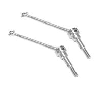 XAQRYQO Parti per Auto RC per Wltoys per 12428 12423 12428-ABC 1/12 rc Car Albero di Trasmissione in Metallo CVD 12428-0090 Upgrades Parts Accessories(Silver)