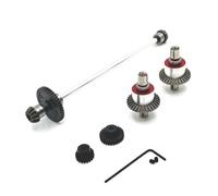 XAQRYQO Parti per Auto RC per Wltoys per 144001 144002 144010 per RIaarIo per XDKJ-001 XDKJ-006 1/14 rc Car Parts Differenziale in Metallo E Gruppo Albero di Trasmissione Centrale(Silver)