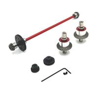 XAQRYQO Parti per Auto RC per Wltoys per 144001 144002 144010 per RIaarIo per XDKJ-001 XDKJ-006 1/14 rc Car Parts Differenziale in Metallo E Gruppo Albero di Trasmissione Centrale(Red)