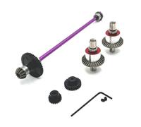 XAQRYQO Parti per Auto RC per Wltoys per 144001 144002 144010 per RIaarIo per XDKJ-001 XDKJ-006 1/14 rc Car Parts Differenziale in Metallo E Gruppo Albero di Trasmissione Centrale(Purple)