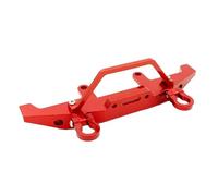 XAQRYQO Parti per Auto RC per WPL C14 C24 C24-1 1/16 Auto Telecomandata 4WD Parti di Aggiornamento per Tracciati per Camion Paraurti Anteriore Anticollisione in Metallo Adatto(Red)