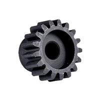 XAQRYQO Parti RC Parti del Motore per Auto Modello Rc 1/10 M1 5mm 11T 12T 14T 15T 17t 18t 20T 21t 22T 24T 25T 26T 28T 30T Ingranaggio Motore Pignone in Metallo Accessori per Auto(16T)