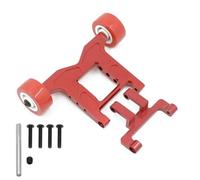 XAQRYQO Parti RC per Arrma 1/10 per Granite per Vorteks Big per Rock 4x4 3S per Mega550 per Kraton per Outcast 4x4 4S per BLX Ruote Bar Parti di Aggiornamento per Auto RC(Red,Size 1)