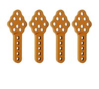 XAQRYQO Parti RC per Axial per SCX10 90046 90047 D90 D110 1/10 RC Crawler Parte di Aggiornamento Supporto Ammortizzatore Regola per Altezza Angolo Supporto Decorazione Accessori(Yellow)