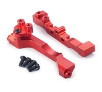 XAQRYQO Parti RC per Axial per SCX10 III AXI03027 per Wrangler AXI03007 per Gladiator AXI03006 per 1/10 Supporto per Servo RC Crawler Car Upgrade Parts(Red)