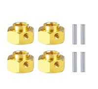 XAQRYQO Parti RC per Axial per SCX10 III per AXI03007 AXI03004 per Capra 1/10 RC Crawler Car Parts Adattatore Esteso Esagonale per Mozzo Ruota in Ottone da 5/6/8/9/10/12 Mm(6mm)