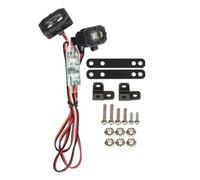 XAQRYQO Parti RC per Axial per Traxxas per TRX4 per TRX6 per SCX10 90046 AXI03007 per Wraith Gen8 VS4-10 Luci RC Faro Faretto 1/10 RC Auto Crawler Parti(Size 6 with Controller)