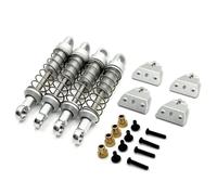 XAQRYQO Parti RC per MN78 MN168 1/12 Ammortizzatori in Metallo Sostitutivi E Modifica del Supporto della Torre degli Ammortizzatori rc Cars Upgrades Parts Accessories(Silver)