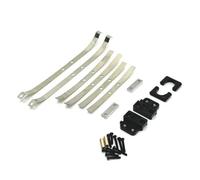 XAQRYQO Parti RC per MN82 LC79 1/12 Ammortizzatore Posteriore in Metallo Molle Balestra Staffa Montaggio Sedile Fisso Set Parti di Aggiornamento per Auto RC Accessori per Modifiche(Black)