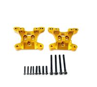 XAQRYQO Parti RC per SCY 1/16 16103 16101 16102 16106 16201 16101PRO per 16102PRO 16103PRO 16106PRO Staffe Ammortizzatori Anteriori Posteriori Auto RC Ad Alta velocità Raccordi Migliorati(Yellow)
