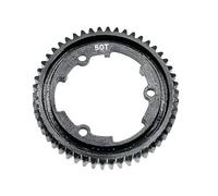 XAQRYQO Parti RC per Traxxas 1/5 per X-Maxx 1/7 XO-1 1/10 per E-Revo 2.0 per Vxl per Maxx 46T 50T 52T 54T Ingranaggio Cilindrico 1.0M 6447 6449 Alloggiamento Trasmissione Parti Auto RC(50t)