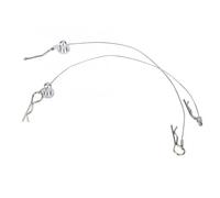 XAQRYQO Parti RC per Traxxas per Hsp per Arram per Axial per Ecx 1/10 160mm Anti-Perdita Carrozzeria Clip Filo Perno con Vite di Fissaggio RC Auto Ricambi Accessorio(Silver)