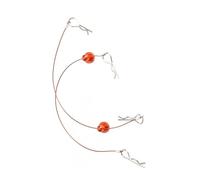 XAQRYQO Parti RC per Traxxas per Hsp per Arram per Axial per Ecx 1/10 160mm Anti-Perdita Carrozzeria Clip Filo Perno con Vite di Fissaggio RC Auto Ricambi Accessorio(Red)