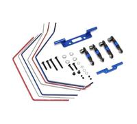 XAQRYQO Parti RC per Traxxas per Slash 2WD 1/10 Anteriore E Posteriore Barra Stabilizzatrice Larga Barra Antirollio Kit RC Auto Aggiornamenti Parti Accessori Modifica