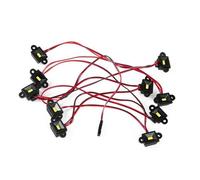 XAQRYQO Parti RC per TRX6 1/10 RC Auto Ruota Sopracciglio Luce 4/10 Lampada Luci del Telaio RC Auto Decorazione Parti di Modifica Accessori di Aggiornamento(Size 2)