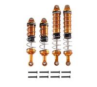 XAQRYQO Parti RC per Wltoys 12428 12423 12427 12429 FY-03 Ammortizzatore Anteriore Posteriore in Metallo Ammortizzatore 1/12 RC Auto Parti di Aggiornamento Accessori Modifica(Yellow)