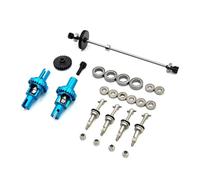 XAQRYQO Parti RC per Wltoys 284131 284010 K999 K969 K979 K989 P929 P939 Albero Trasmissione in Metallo Ingranaggio Guida Differenziale Cuscinetto Set 1/28 RC Auto Aggiornamenti Parti(Blue)