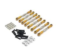 XAQRYQO Parti RC per WPL B14 B24 C14 C24 per FeiYu per HengLong per JJRC 8PCS Tirante di Aggiornamento in Metallo Parti di Auto RC Accessori di Ricambio per Auto(Yellowa)