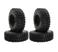XAQRYQO Pneumatici in Gomma RC per Traxxas per TRX4 per Axial per SCX10 II III per Redcat per MST 1/10 RC Crawler Car 106Mm 1.9 Pneumatici Gomma per Ruote