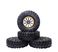 XAQRYQO Pneumatici per Auto RC per SCX10 RC Telecontrollo Modello di Pneumatico per Auto Simulato Ghiaia Pneumatici da 1.9 "Pneumatici 108mm Ruota 12mm Mozzo Esagonale(I)