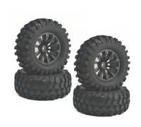 XAQRYQO Pneumatici per Auto RC per SCX10 RC Telecontrollo Modello di Pneumatico per Auto Simulato Ghiaia Pneumatici da 1.9 "Pneumatici 108mm Ruota 12mm Mozzo Esagonale(C)