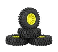XAQRYQO Pneumatici per Auto RC per SCX10 RC Telecontrollo Modello di Pneumatico per Auto Simulato Ghiaia Pneumatici da 1.9 "Pneumatici 108mm Ruota 12mm Mozzo Esagonale(F)