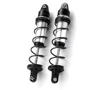 XAQRYQO RC Ammortizzatori per ARRMA per KRATON per Outcast 8S 1/5 RC Crawler Auto Parti di Aggiornamento 2PCS 180 Millimetri in Lega di Alluminio Ammortizzatori Serranda(Black)