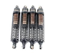 XAQRYQO RC Ammortizzatori per Axial SCX10 per Wraith per Traxxas TRX4 per Redcat Gen8 YK4082 1/10 RC Crawler Parti di Automobili 4 Pezzi Ammortizzatore in Metallo(Brown)