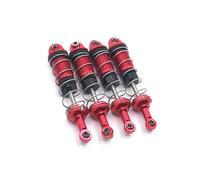 XAQRYQO RC Ammortizzatori per HB ZP1001 ZP1002 ZP1003 ZP1004 ZP1008 4 Pezzi Ammortizzatore Ad Olio in Metallo Ammortizzatore 1/10 Parti di Aggiornamento per Auto RC(Red)