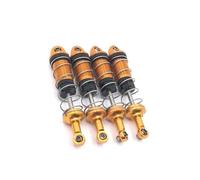 XAQRYQO RC Ammortizzatori per HB ZP1001 ZP1002 ZP1003 ZP1004 ZP1008 4 Pezzi Ammortizzatore Ad Olio in Metallo Ammortizzatore 1/10 Parti di Aggiornamento per Auto RC(Yellow)