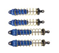 XAQRYQO RC Ammortizzatori per SENTON per Arrma per Granite per Typhon per Big per Rock 4X4 per BLX 1/10 RC Auto Ammortizzatore Anteriore in Metallo Ammortizzatore Posteriore(Blue)
